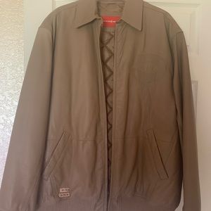 Brand new leather jacket, without tags